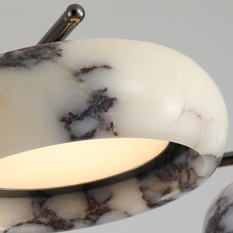 Aira Marble Halo Chandelier