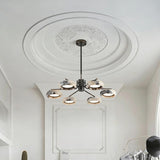 Aira Marble Halo Chandelier