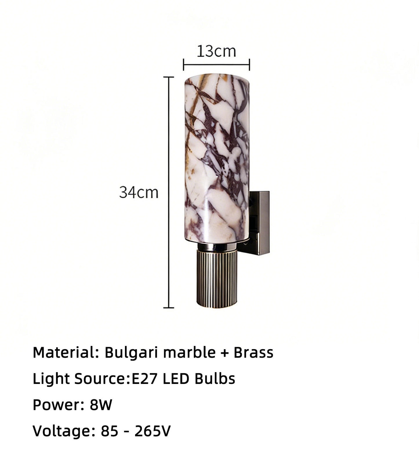 Aira Marble Sconce