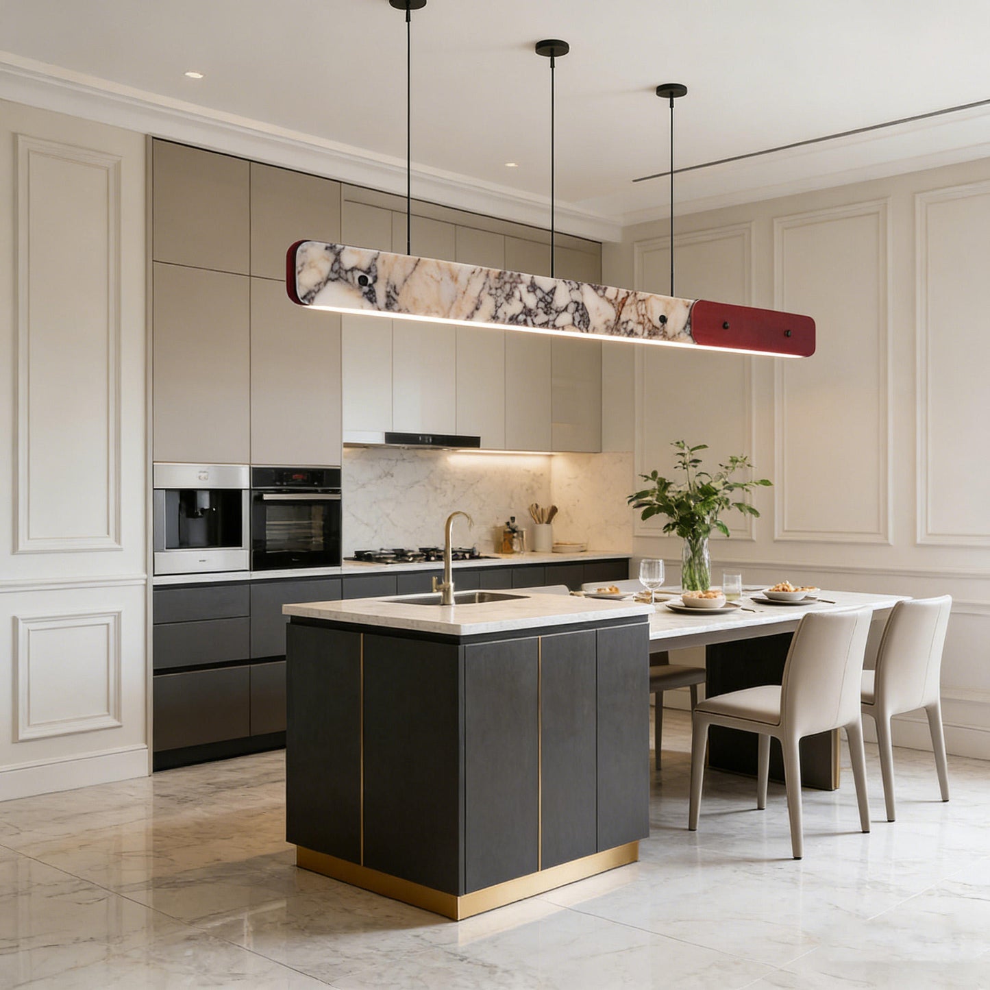 Aira Marble Beam Pendant