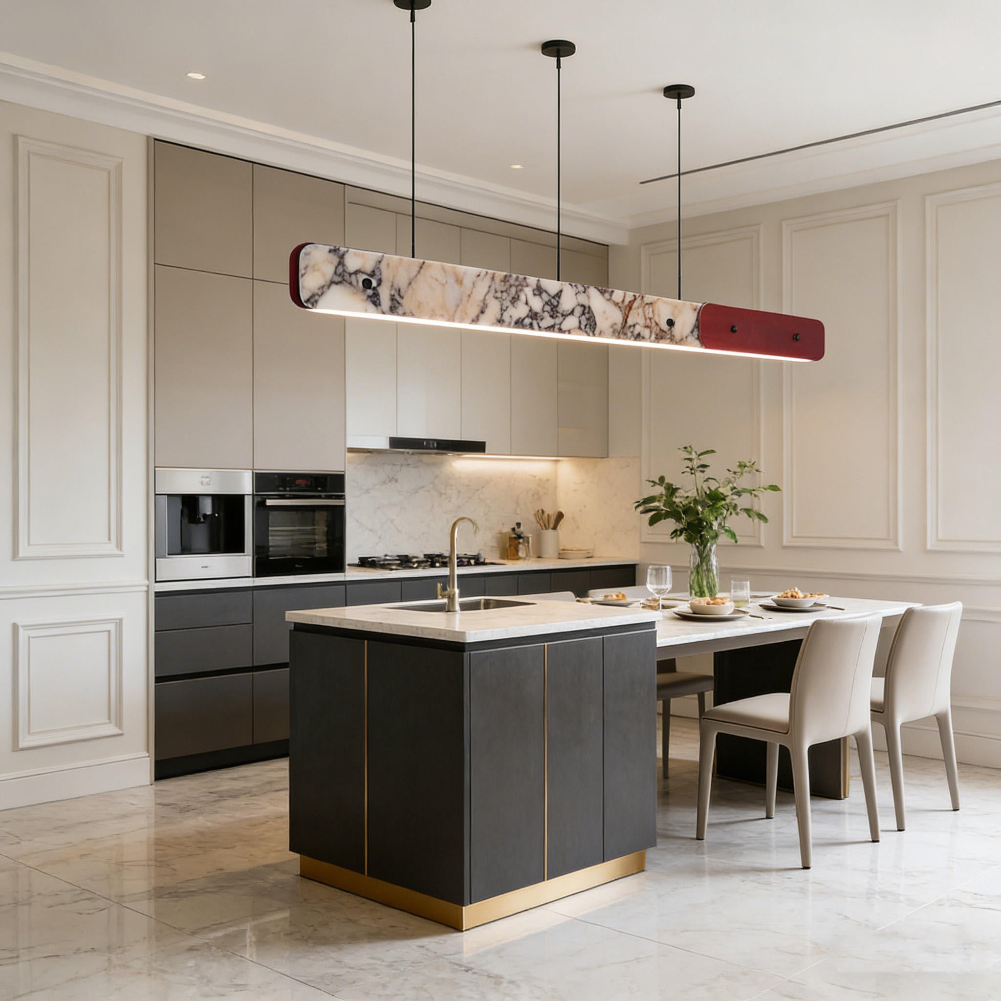 Aira Marble Beam Pendant