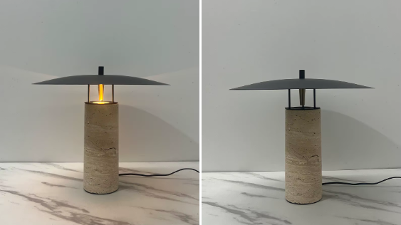 Aira Stone Halo Table Lamp